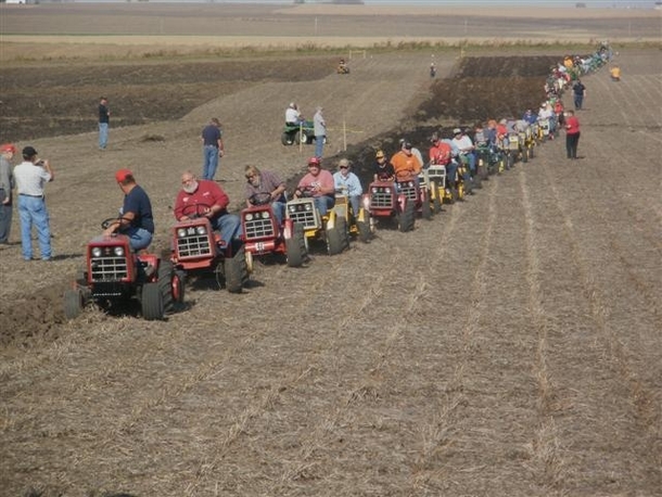 When your tractor breaks and you call up your friends for some help