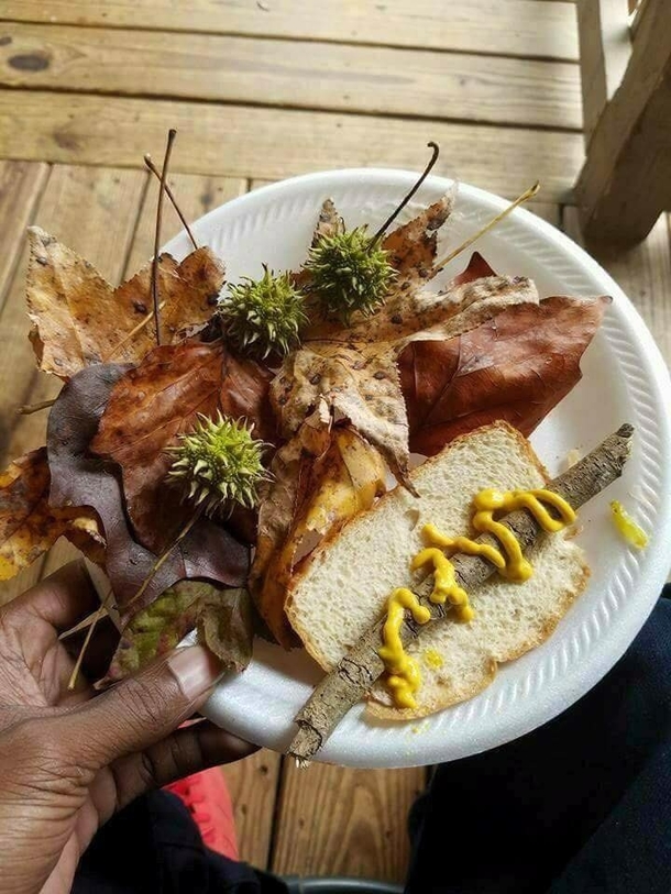 When your vegan friend comes over unexpectedly and you have to fix him some food at the last minute