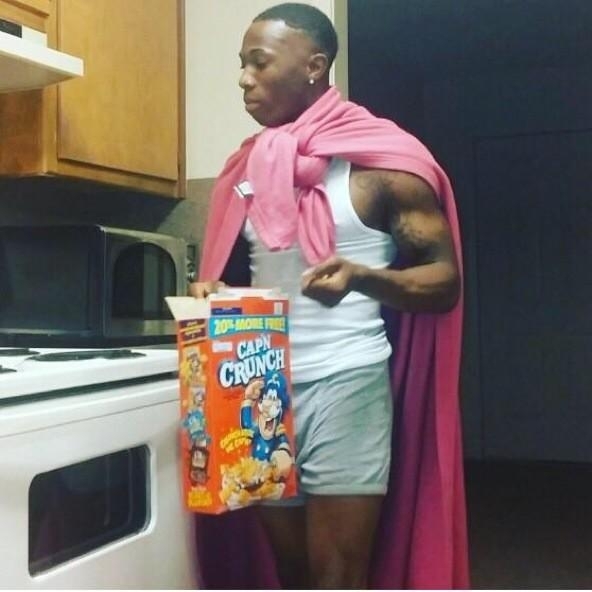 When youre finally home alone and can be yourself