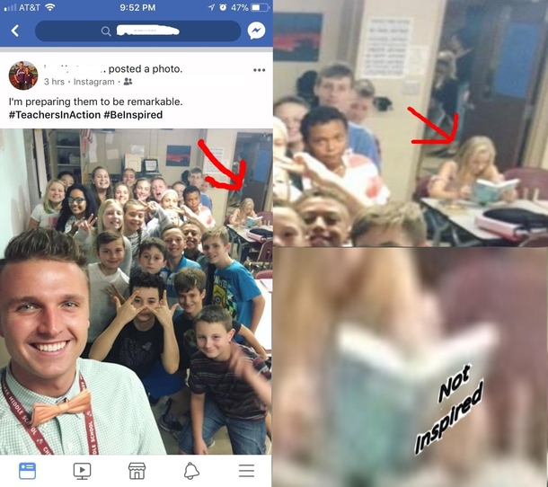 When youre not part of the group photo
