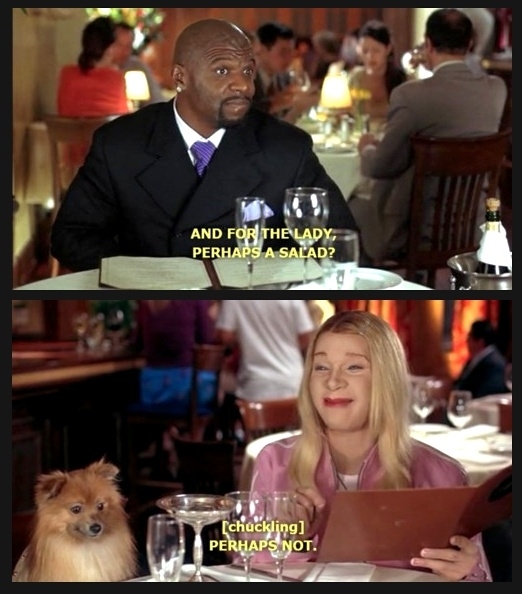 Whenever a guy takes me out to dinner