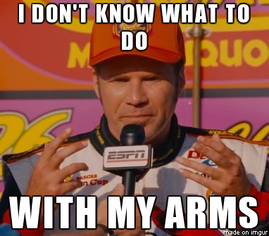 Whenever I sit on a stool