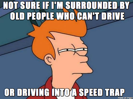 Whenever Im driving mph faster than the speed limit and rocketing past other cars