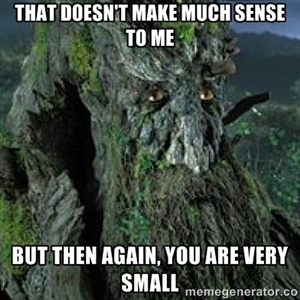 Whenever Im talking to my  year old cousin