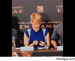 Any time Reddit sees a post about Jennifer Lawrence. (Cross post r/funny) :  r/gifs