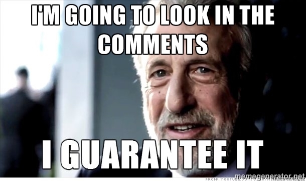 Whenever someone has a post with the title When you see it