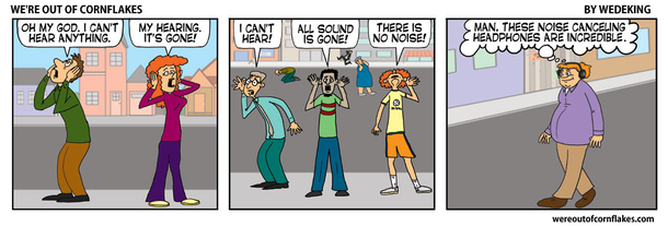 Where did the noise go