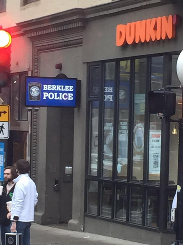 Where else would they put a police station
