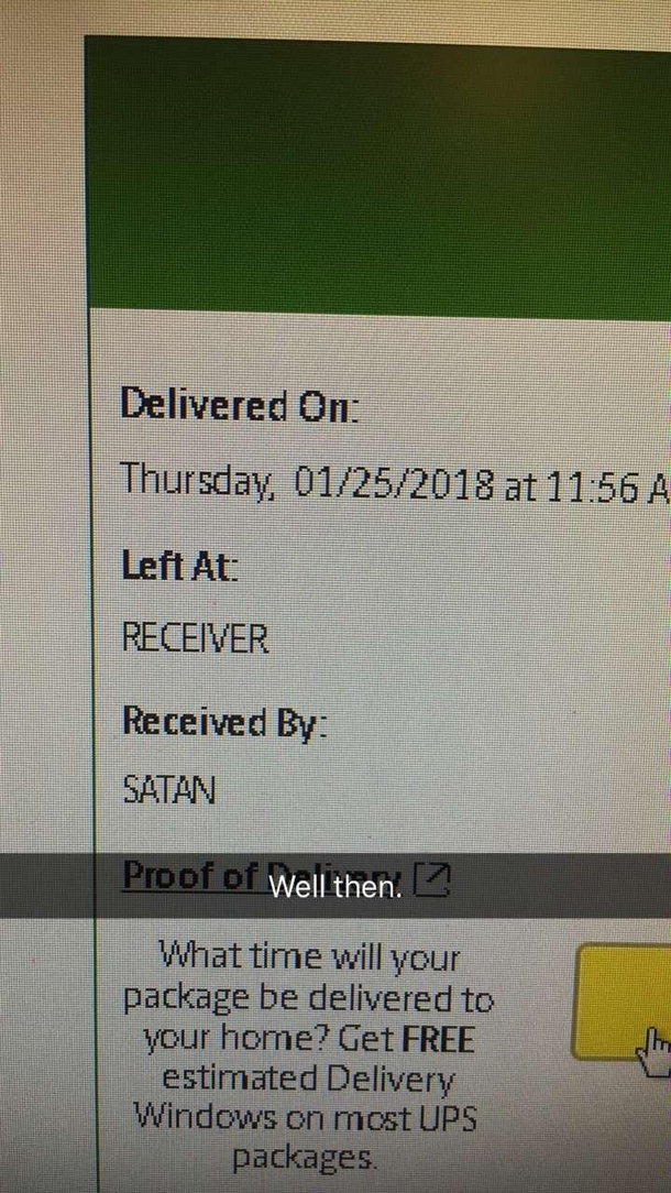 Where the hell did this package ship