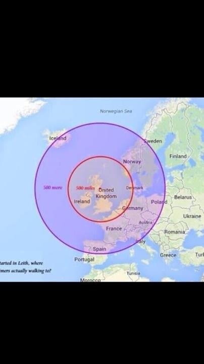 Where the Proclaimers are prepared to walk to