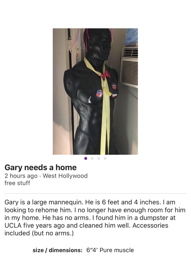 Which one of you will take Gary in