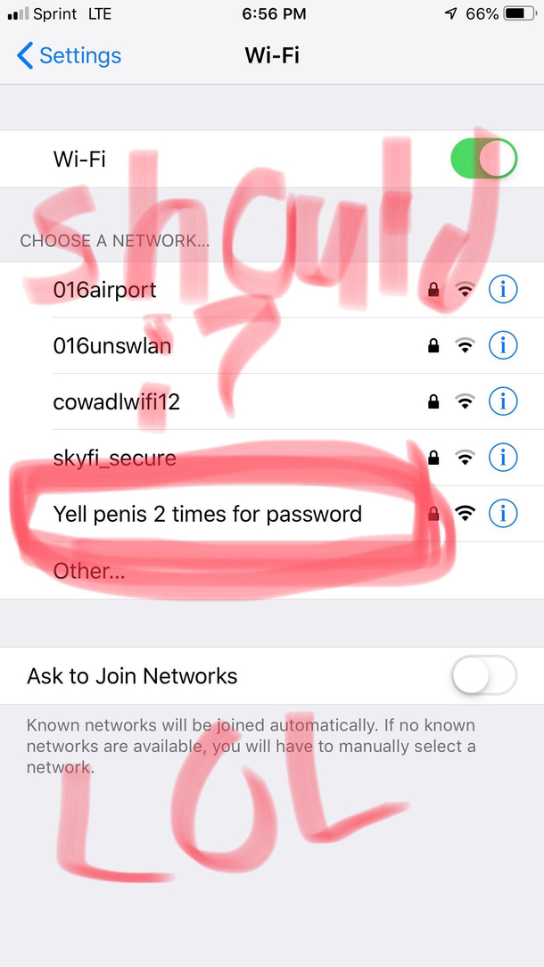 While in the airport