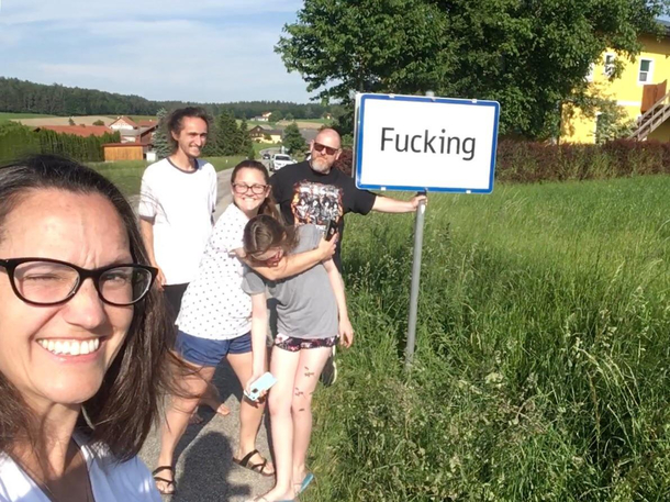 While visiting Austria we drove an hour out of our way just to get a picture in this small town