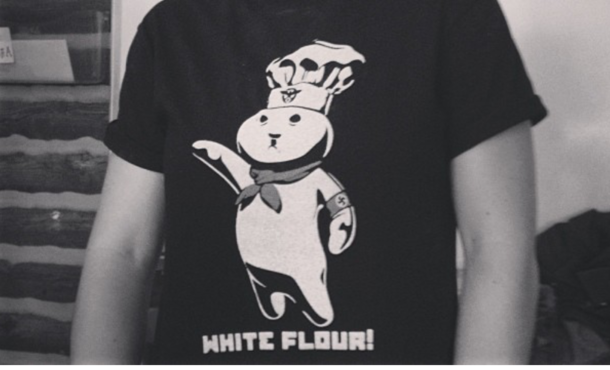 White flour