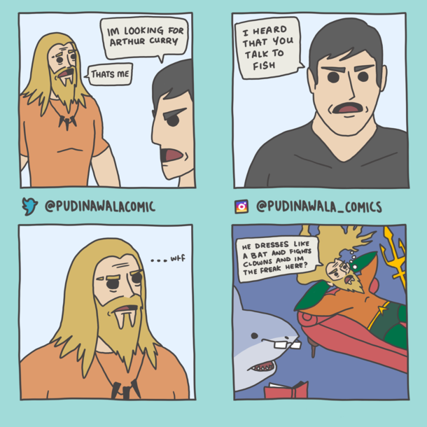Who calls the Aquaman 