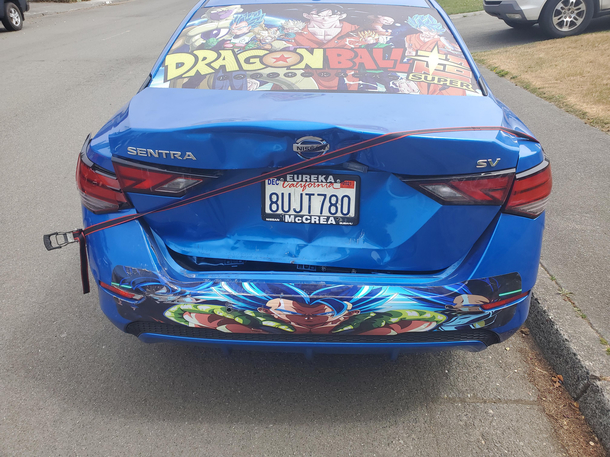 Who can beat super saiyan blue gogeta Apparently a Ford escort without insurance