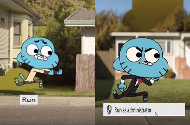 Who else likes running as administrator