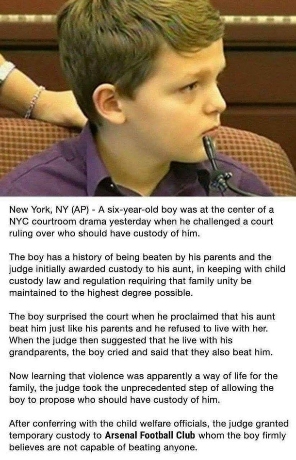Who gets custody of the child