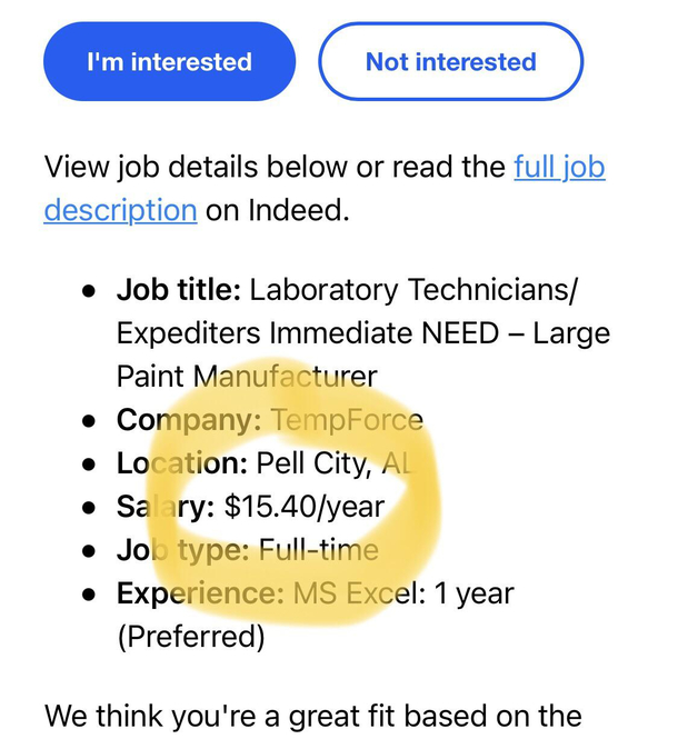 Who knew lab technician positions paid so well