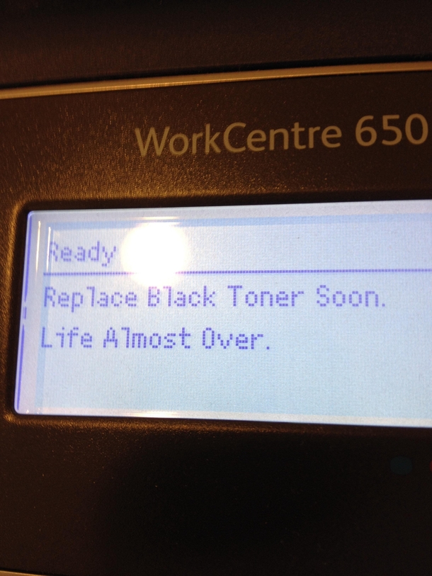 Who ordered the emo printer