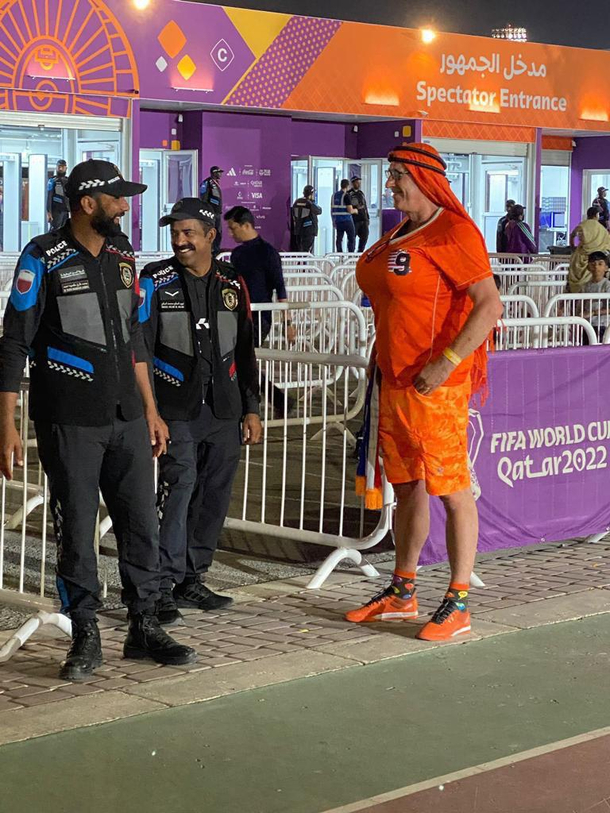 Who said the qatar police have no sense of humor