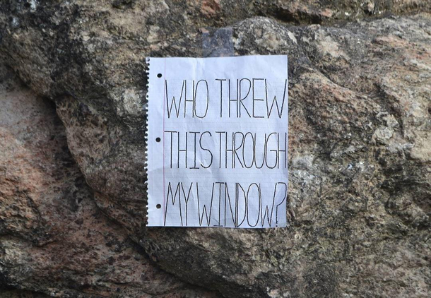 Who threw the boulder