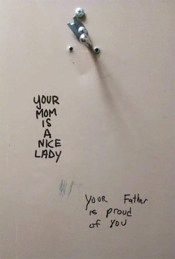 Wholesome graffiti