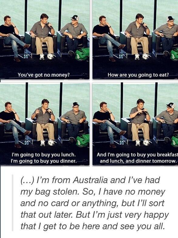 Why are Canadians so polite and niceNathan Fillion is THA BEST
