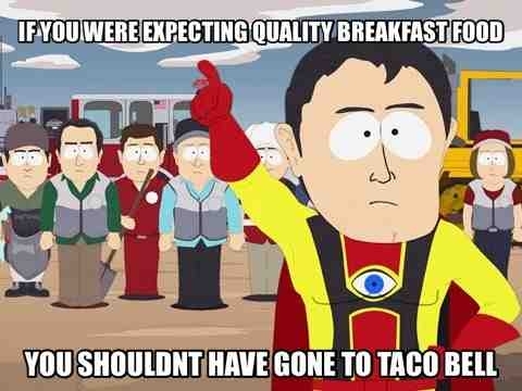 Why are people surprised by the quality of Taco Bells new breakfast menu