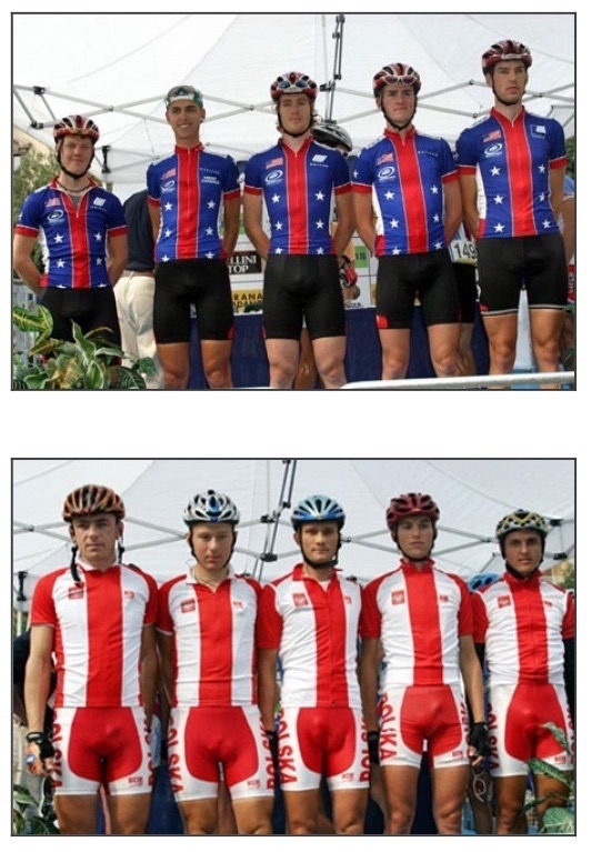 Why cyclists wear black shorts