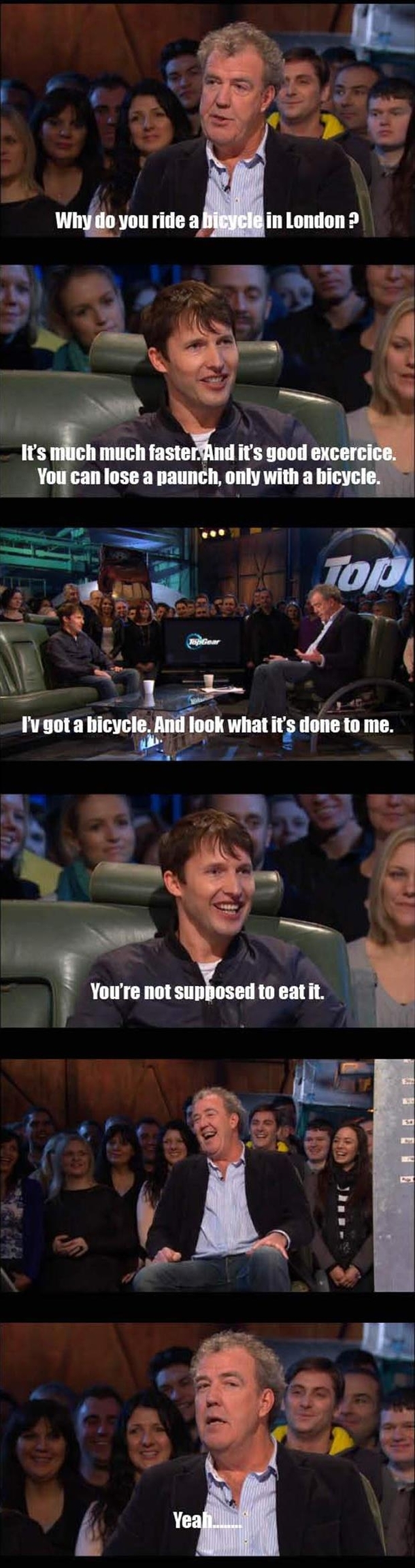 Why do you ride a bicycle in London