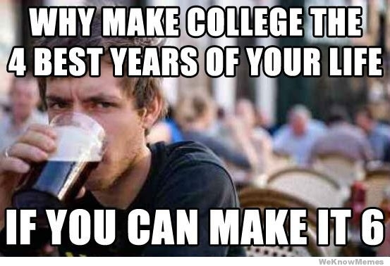 Why make college the best  years of your life