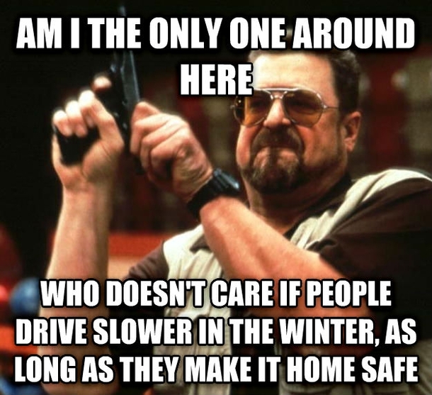 Why people get enraged with winter drivers I dont know