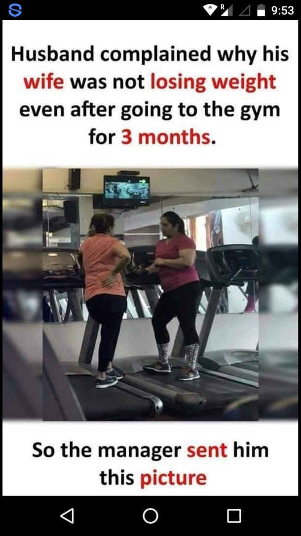 Why the heck she is not loosing weight