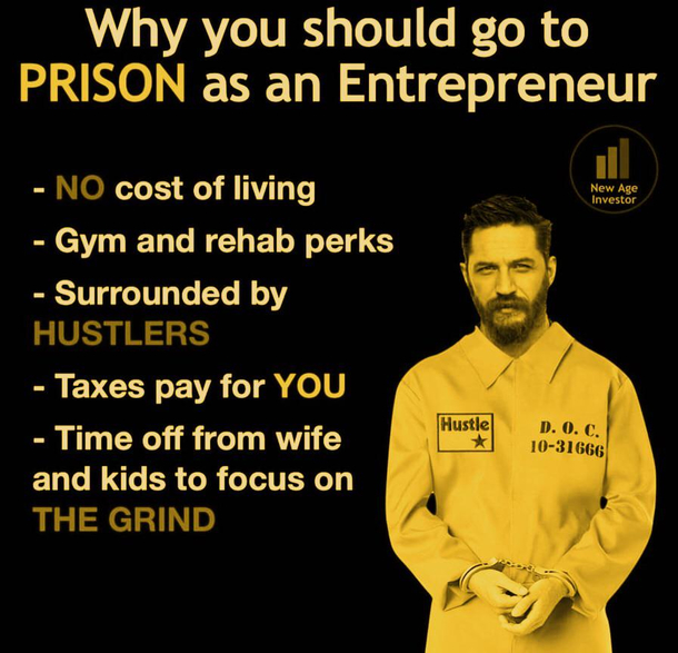 Why you should go to prison as an entrepreneur