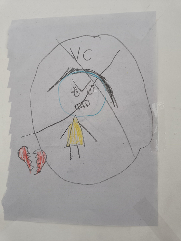 wife and child argued This is the outcome a heart is broken and mum is cancelled artist is 