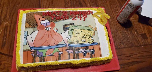 Wife and mom made me the best birthday cake