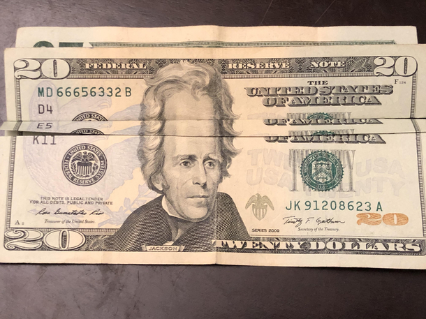 Wife asked me to pick up some cash for her Leaving it on her desk