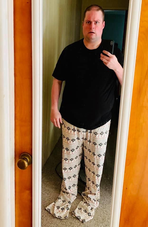 Wife bought me work from home pajamas She thinks Im taller than actually I am