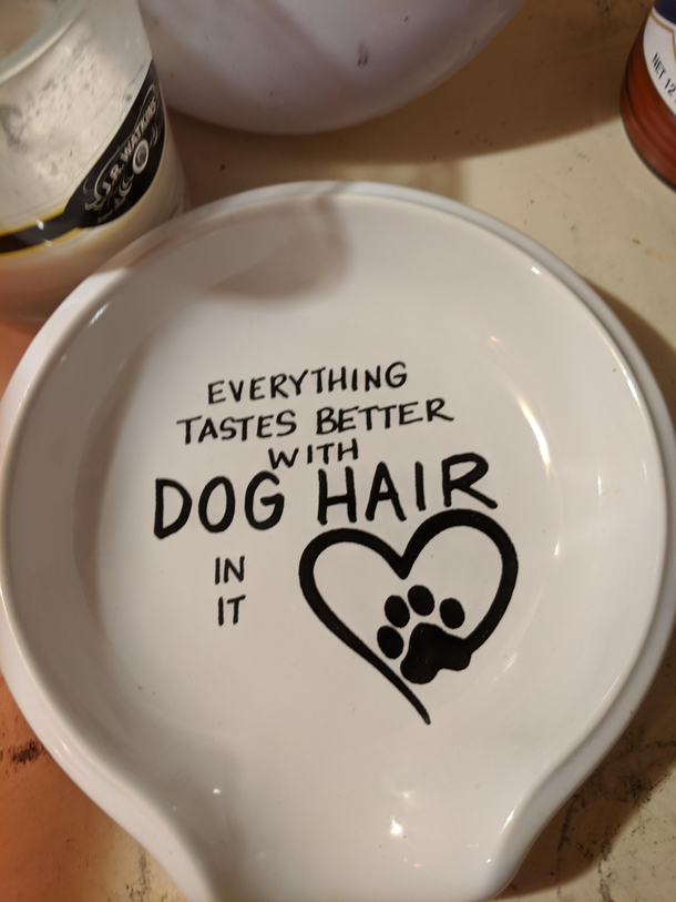 Wife got me a new spoon rest