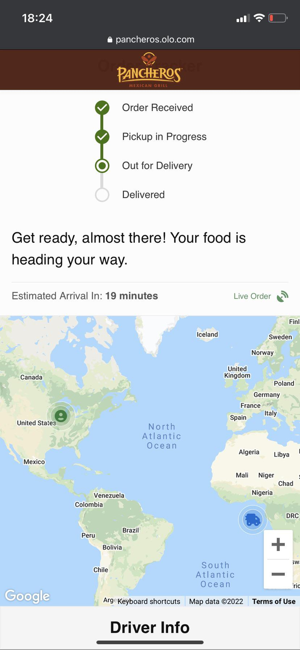 WILL it be here in  minutes though