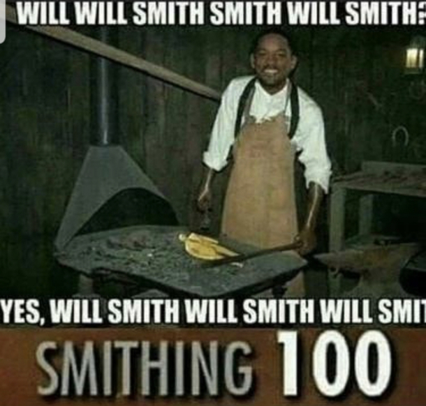 Will smith smithing will smith