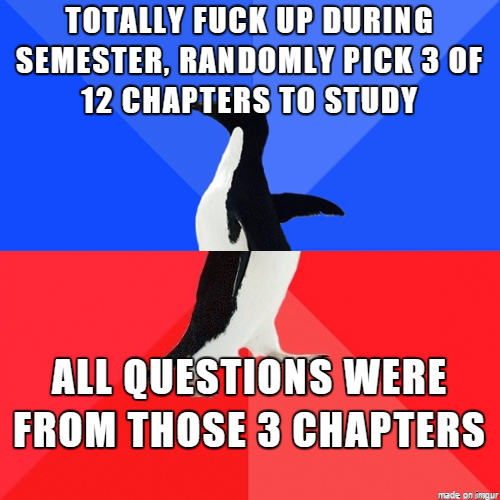 Winning the studying lottery
