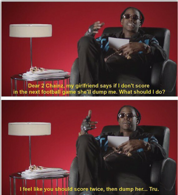 wise words from  chainz