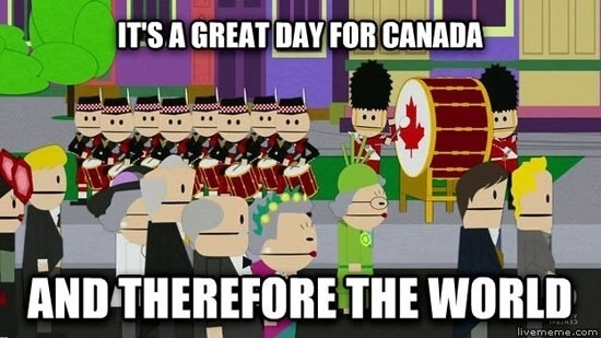 Wishing everyone a happy Canada Day as is tradition