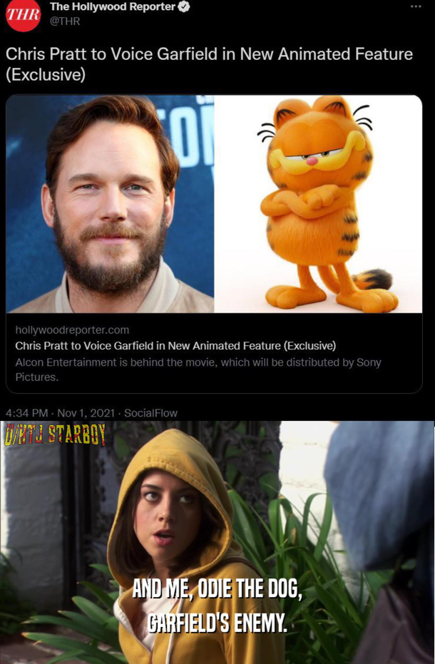 With Aubrey Plaza as Odie the dog