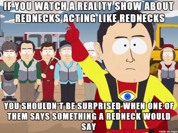 With regard to the Duck Dynasty controversy