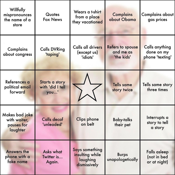With Thanksgiving almost upon us I think its time to resurface IN-LAW BINGO