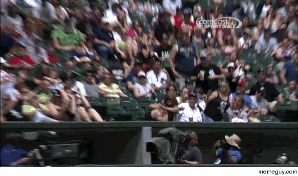 Woman snags baseball bat saves everyone