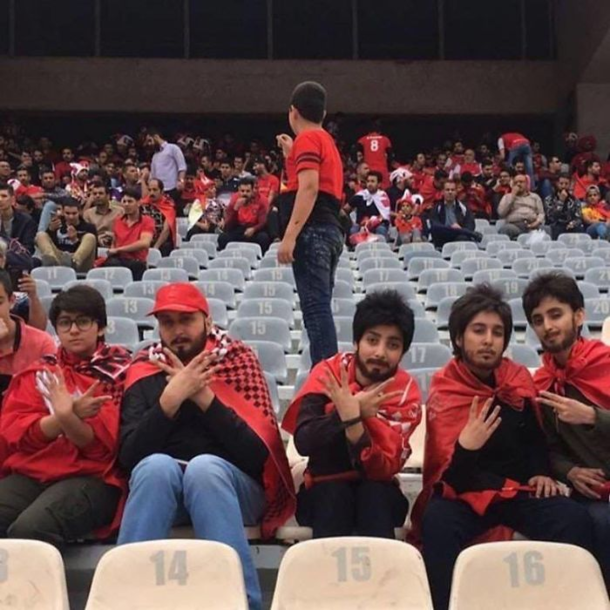 Women Are Not Allowed To Attend Soccer Matches In Iran  Girls Sneak In Azadi Stadium In Disguise To Celebrate Persepolis Championship In Irans Persian Gulf Pro League
